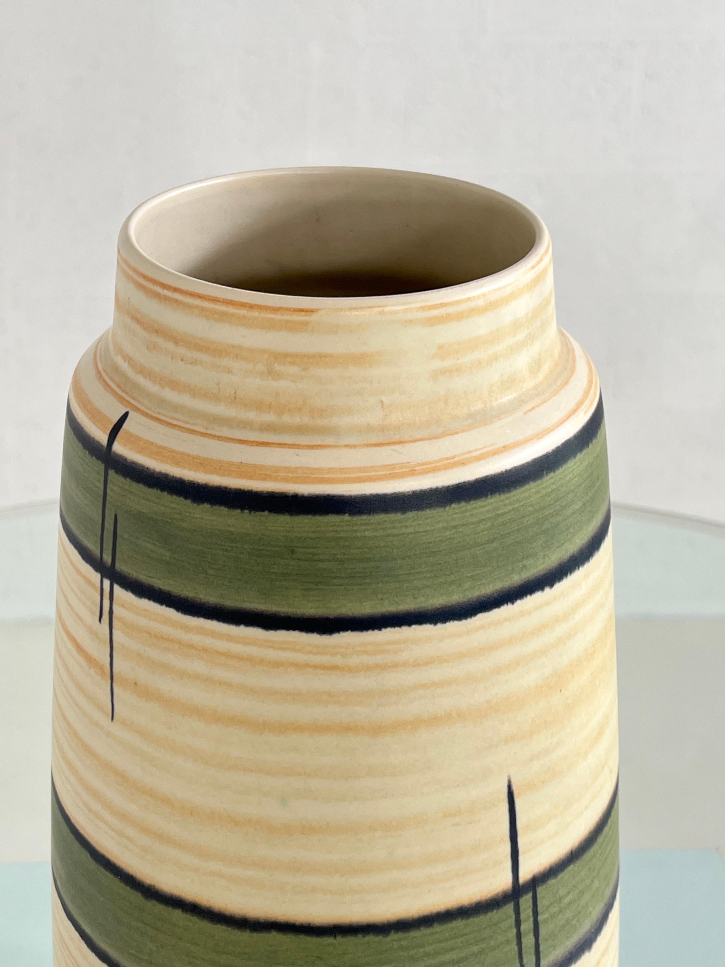 Vase en céramique artisanale de l'Allemagne de l'Ouest des années 1960 Bon état - En vente à Tourcoing, FR