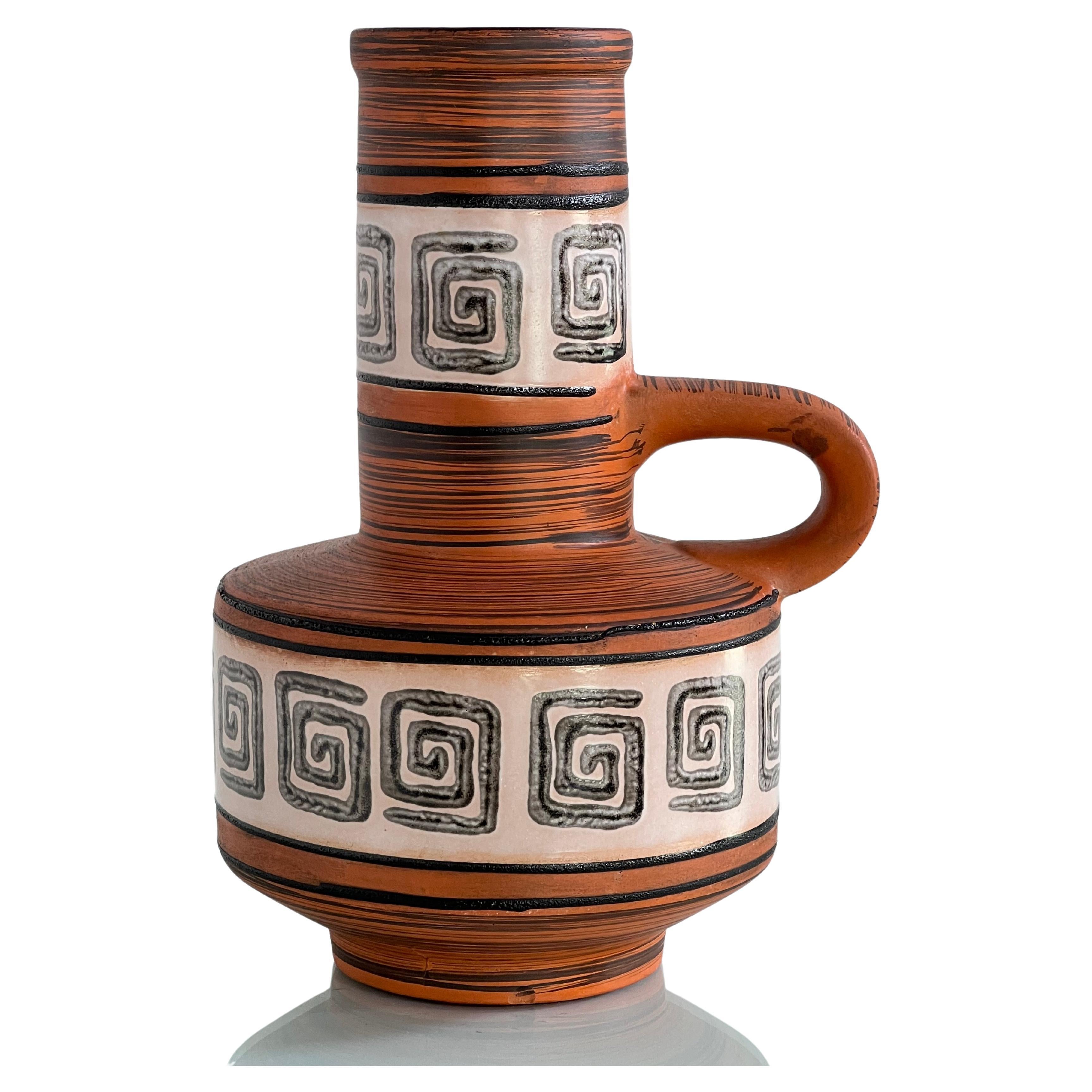 1960er Jahre Westdeutschland Handgefertigte Keramikvase