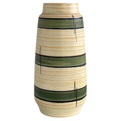 1960s West Germany Handmade Ceramic Vase