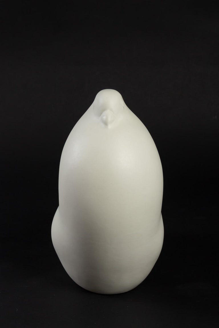 1960s White Ceramic Dove Bird, Zaccagnini at 1stDibs