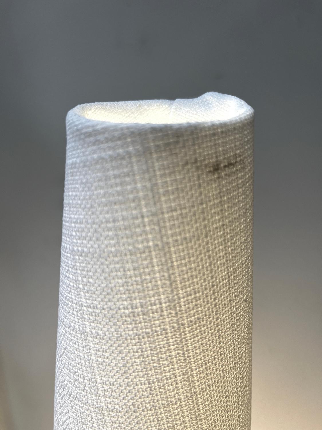 1960s White Continental Floor Standard Lamp Maison Arlus Space Age Conical 8