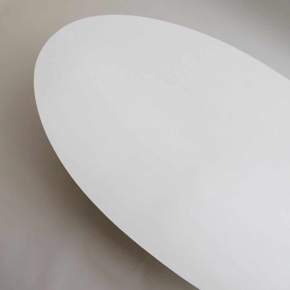 1960s White Oval Tulip Coffee Table By Maurice Burke For Arkana Uk 4
