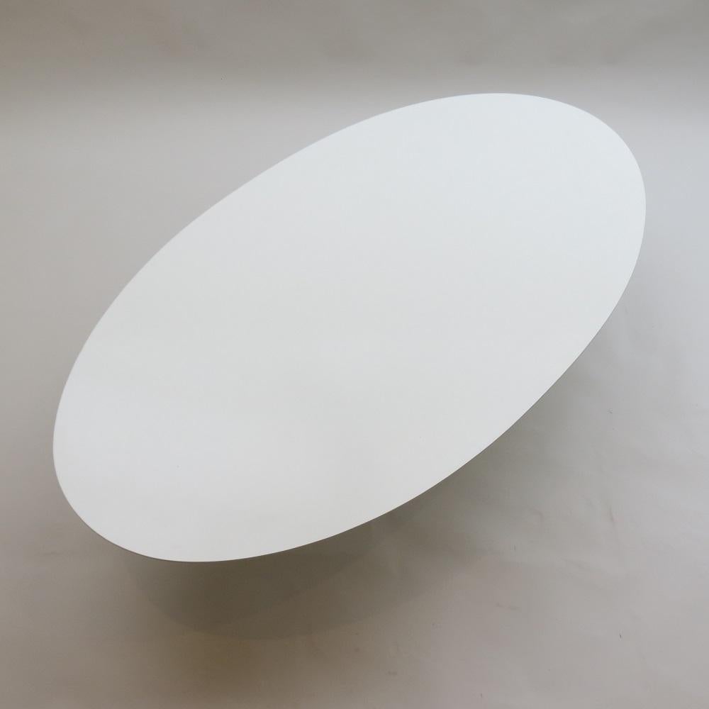 1960s White Oval Tulip Coffee Table By Maurice Burke For Arkana Uk 5