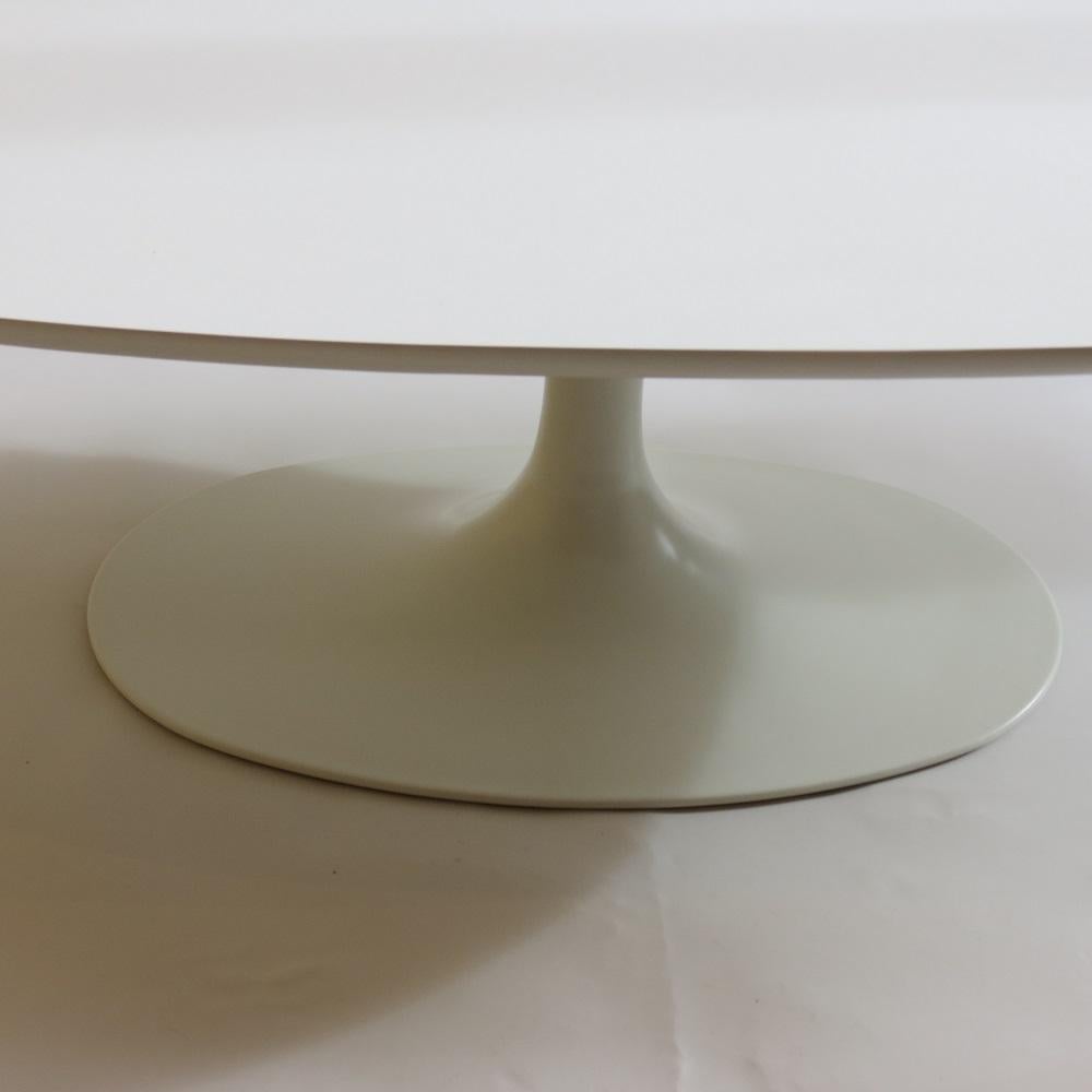 1960s White Oval Tulip Coffee Table By Maurice Burke For Arkana Uk 1
