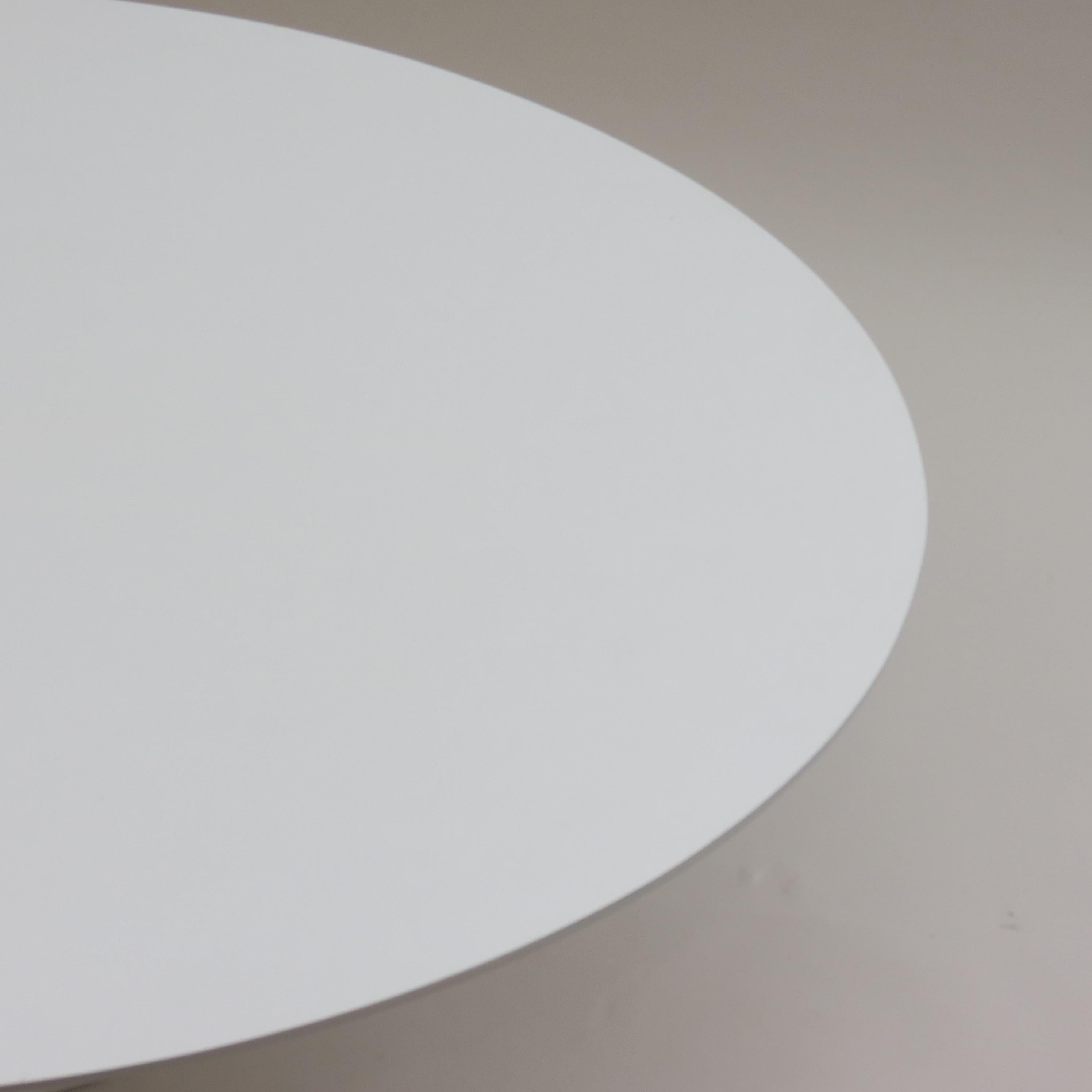 20th Century 1960s White Oval Tulip Coffee Table by Maurice Burke for Arkana UK