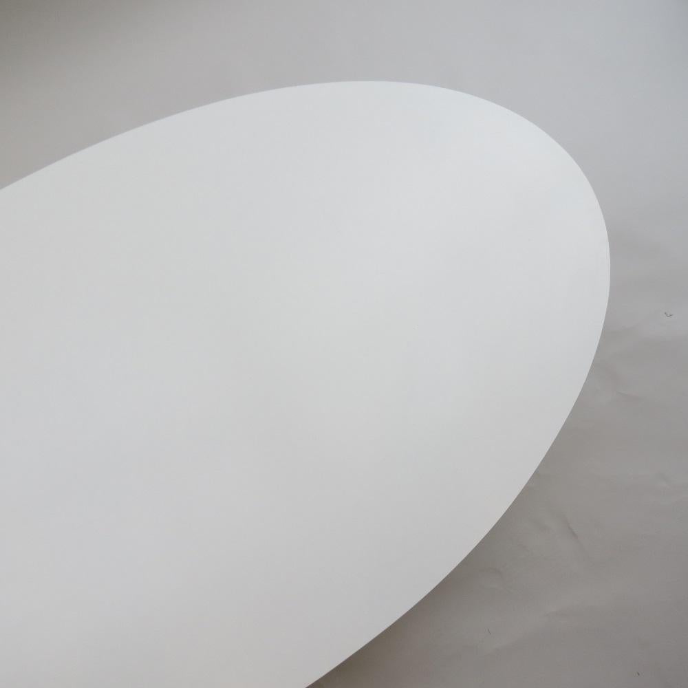 1960s White Oval Tulip Coffee Table By Maurice Burke For Arkana Uk 3