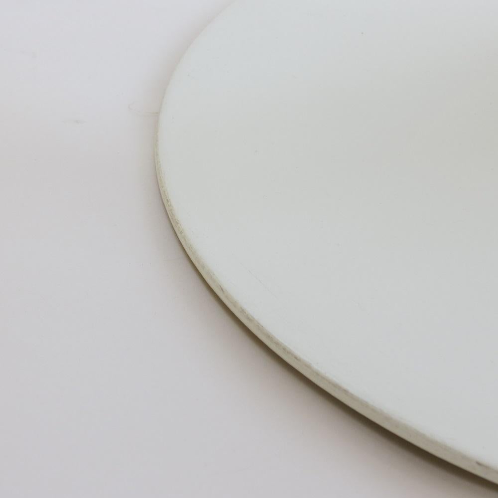Aluminum 1960s White Tulip Dining Table by Maurice Burke for Arkana, UK