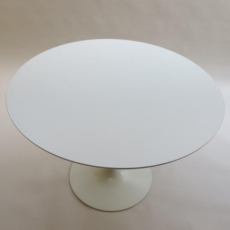 1960s White Tulip Dining Table by Maurice Burke for Arkana, UK at 1stDibs