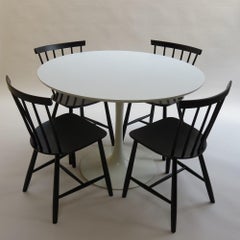 1960s White Tulip Dining Table by Maurice Burke for Arkana, UK