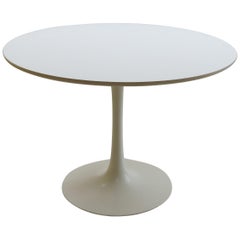 Vintage 1960s White Tulip Dining Table by Maurice Burke for Arkana, UK