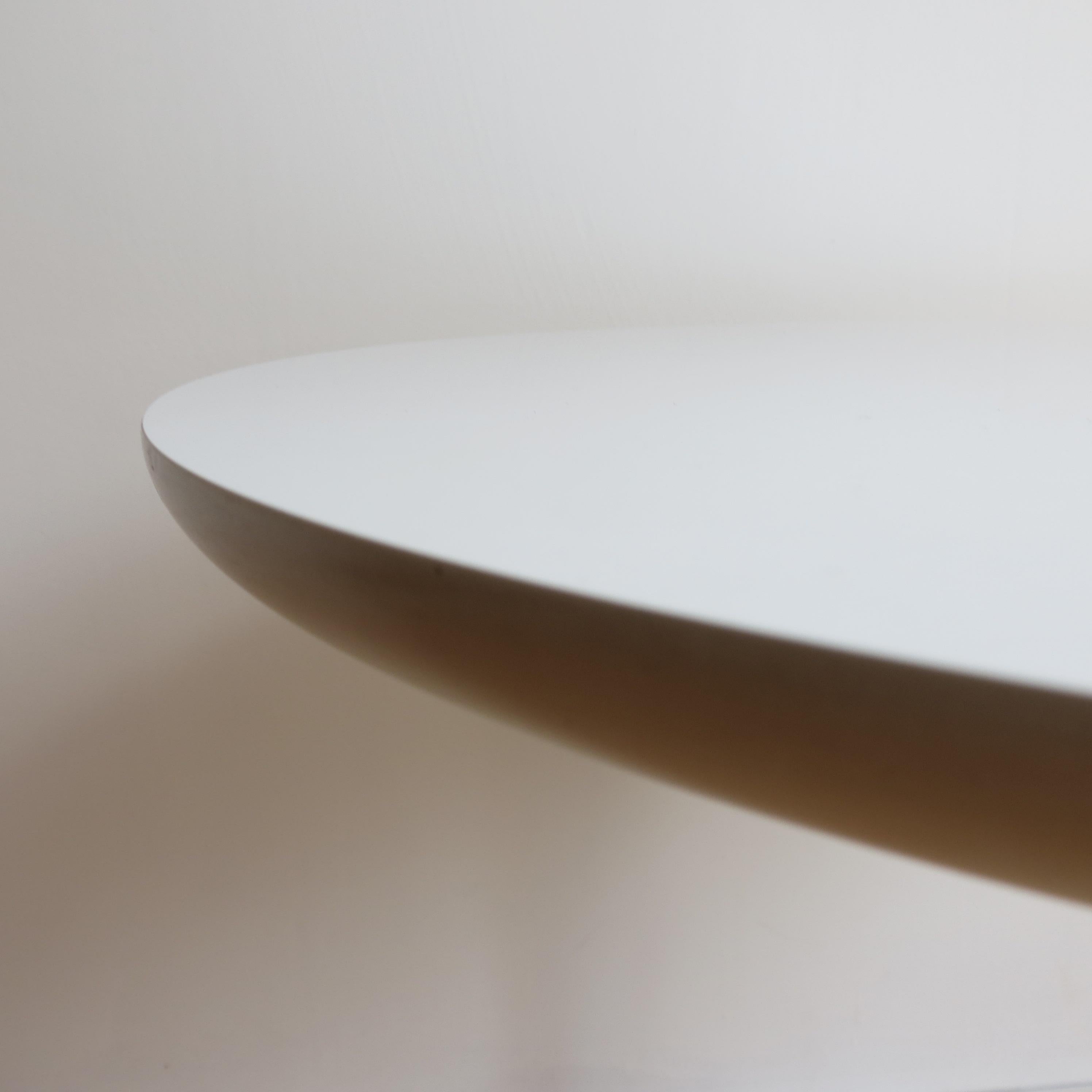 1960s White Tulip Side Table Designed by Maurice Burke for Arkana, Bath, UK 3