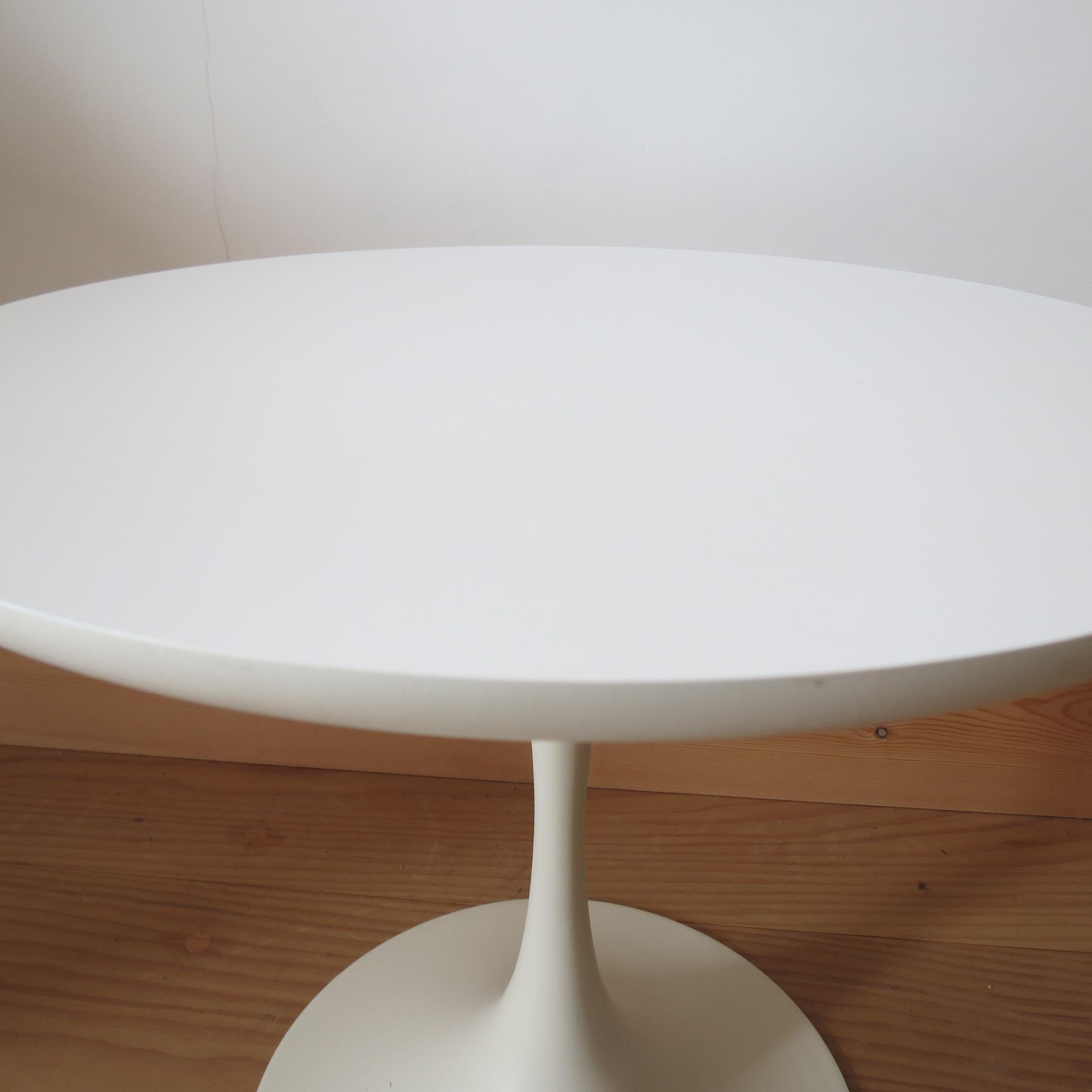 1960s White Tulip Side Table Designed by Maurice Burke for Arkana, Bath ...