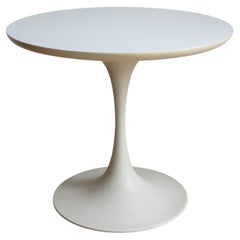 1960s White Tulip Side Table Designed by Maurice Burke for Arkana, Bath, UK