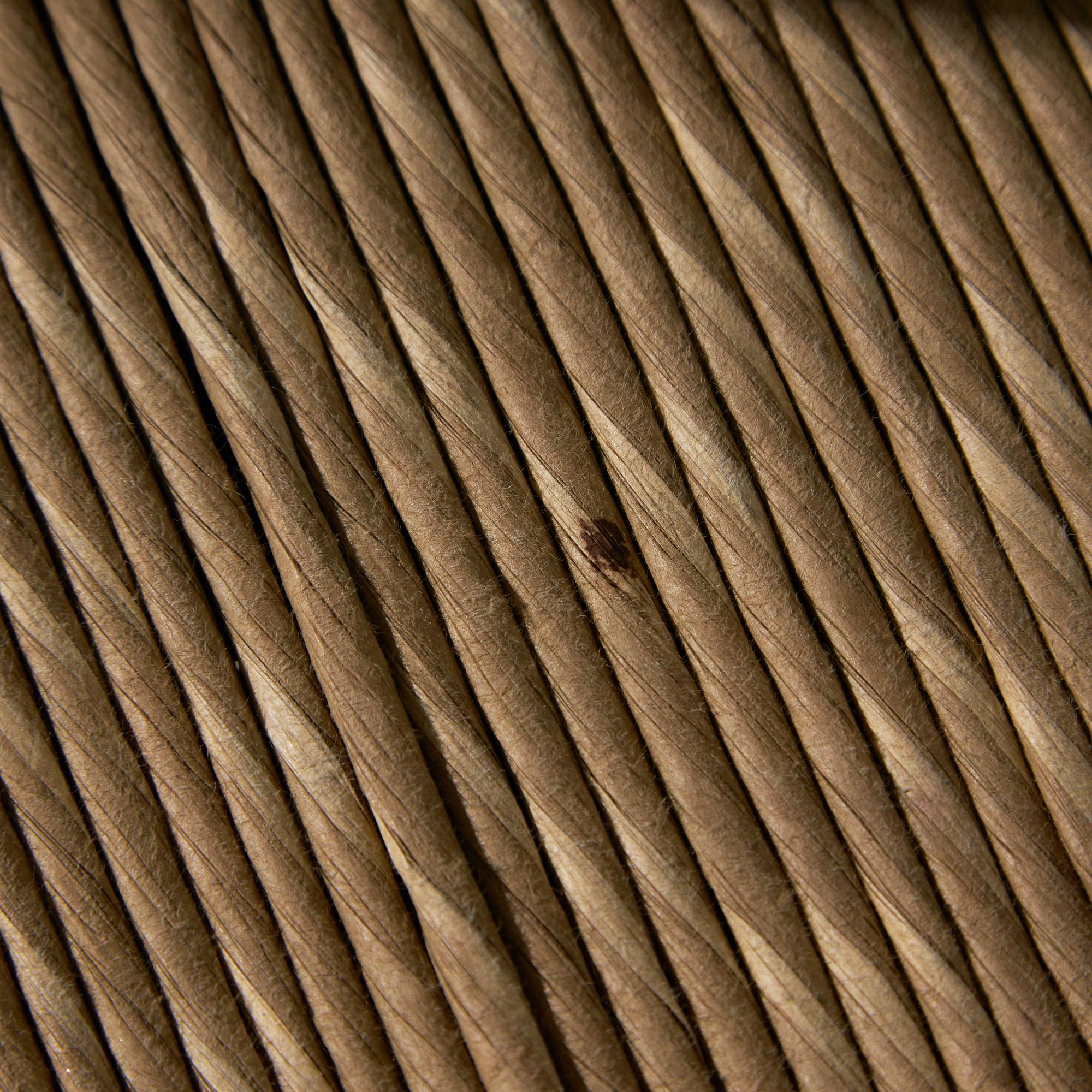 Set di sedie in legno e vimini anni '60 in vendita 11