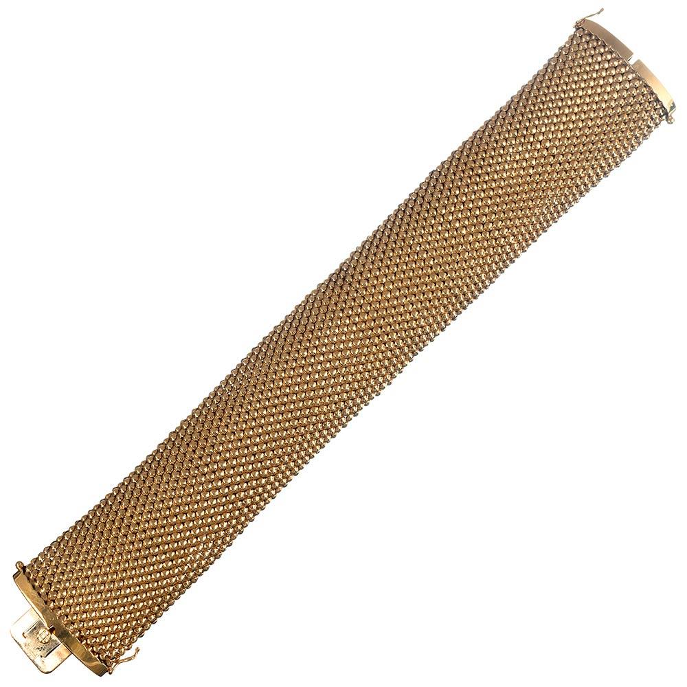1960s Wide Golden Bracelet 1