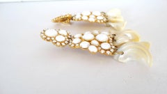 William De Lillo Muschel-Ohrringe aus den 1960er Jahren