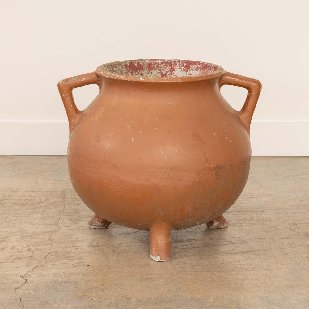 Swiss 1960's Willy Guhl Concrete Cauldron Planter For Sale