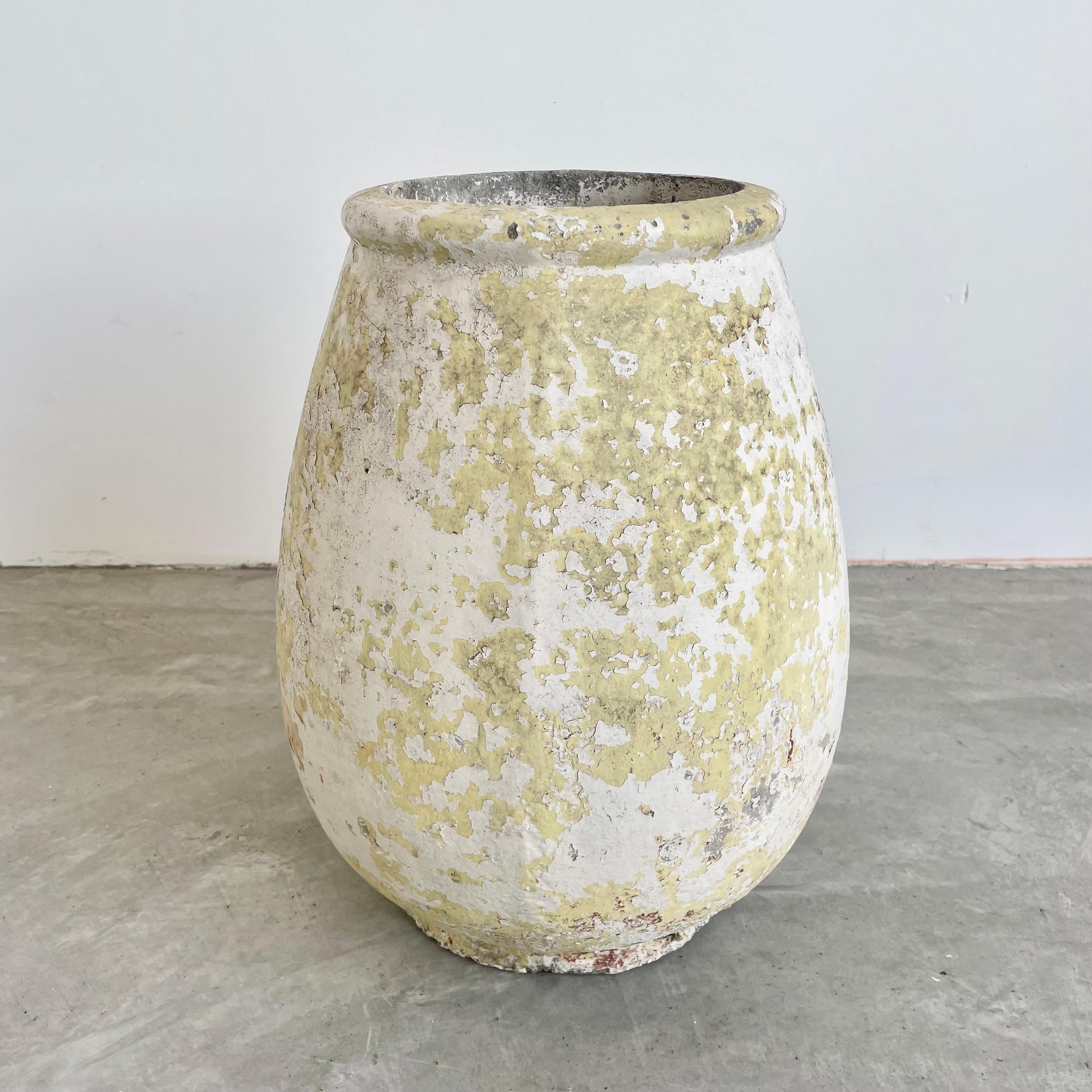 Swiss 1960s Willy Guhl Concrete Urn Planter For Sale