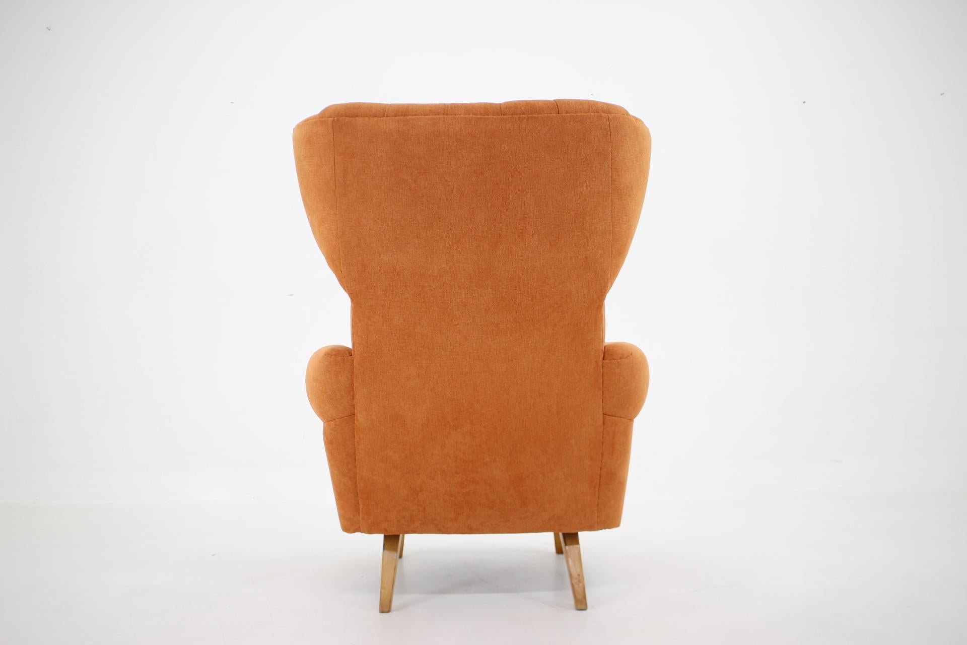 1960s Wing Chair, Czechoslovakia  For Sale 1