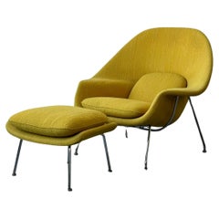 Chaise et pouf Womb des années 1960 par Eero Saarinen
