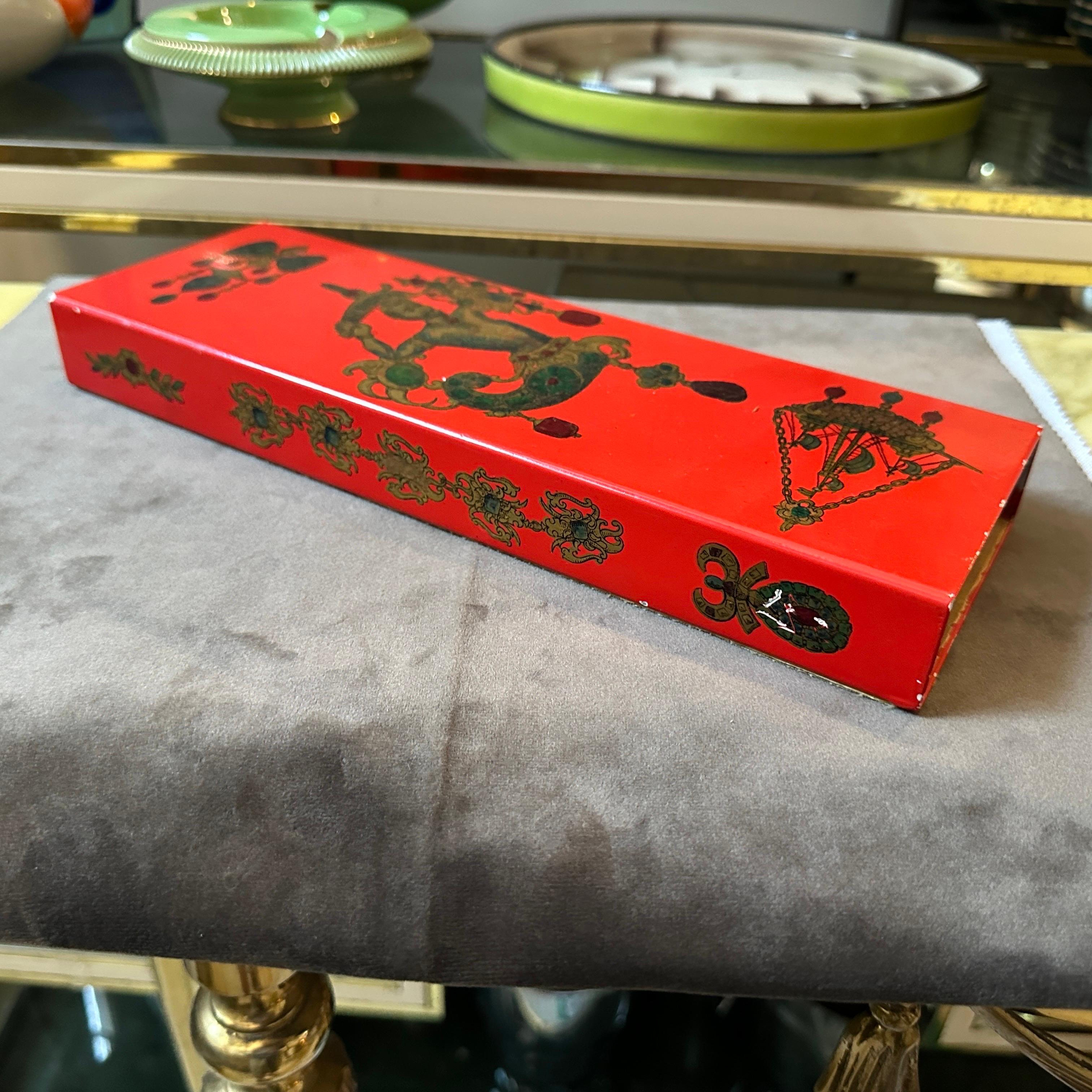 Joyero italiano de madera y metal de los años 60 de Galbiati Milano Metal en venta