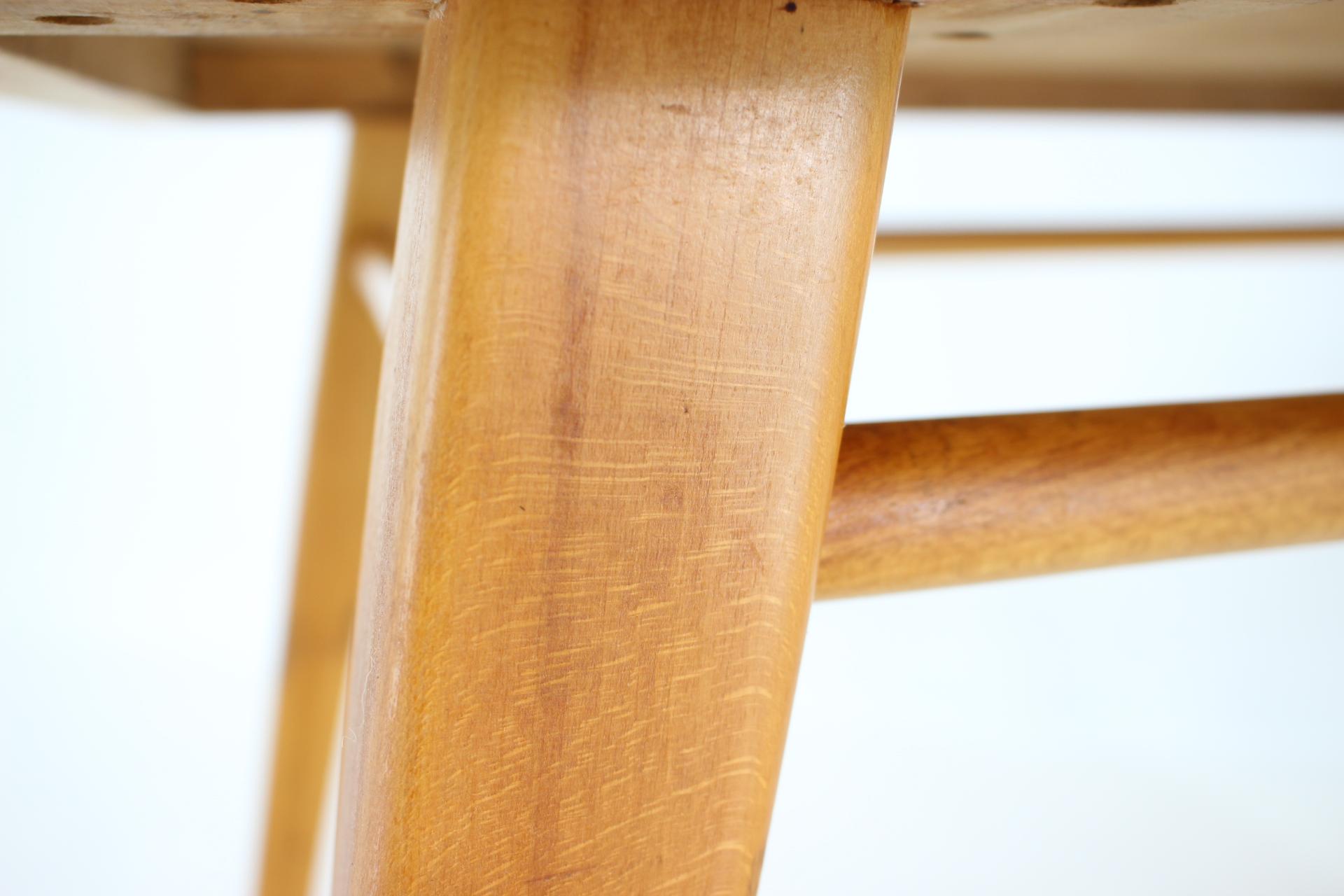 1960s, Wood and Umakart Dining Table by Nový Domov, Czechoslovakia 7