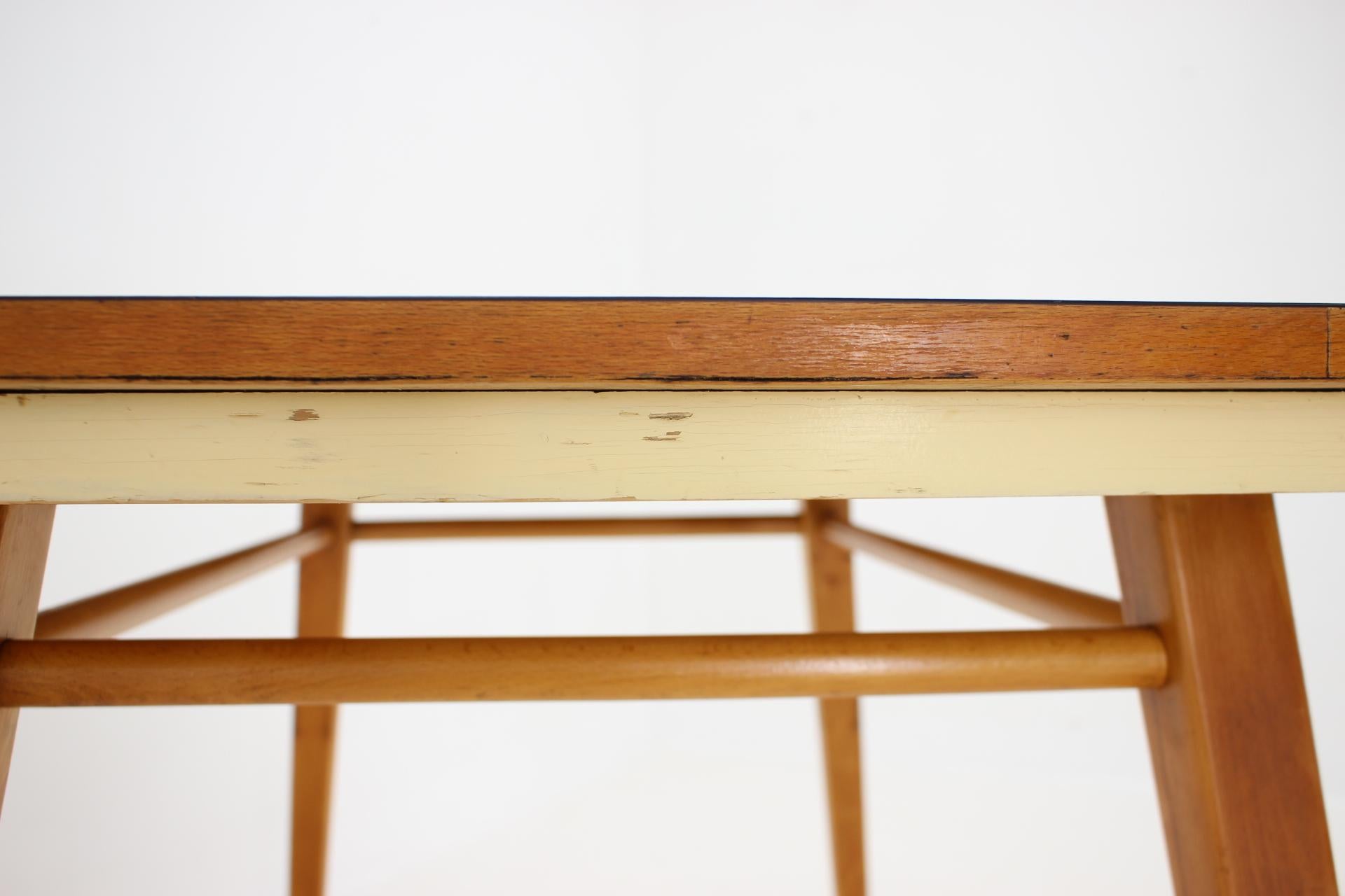 1960s, Wood and Umakart Dining Table by Nový Domov, Czechoslovakia 3