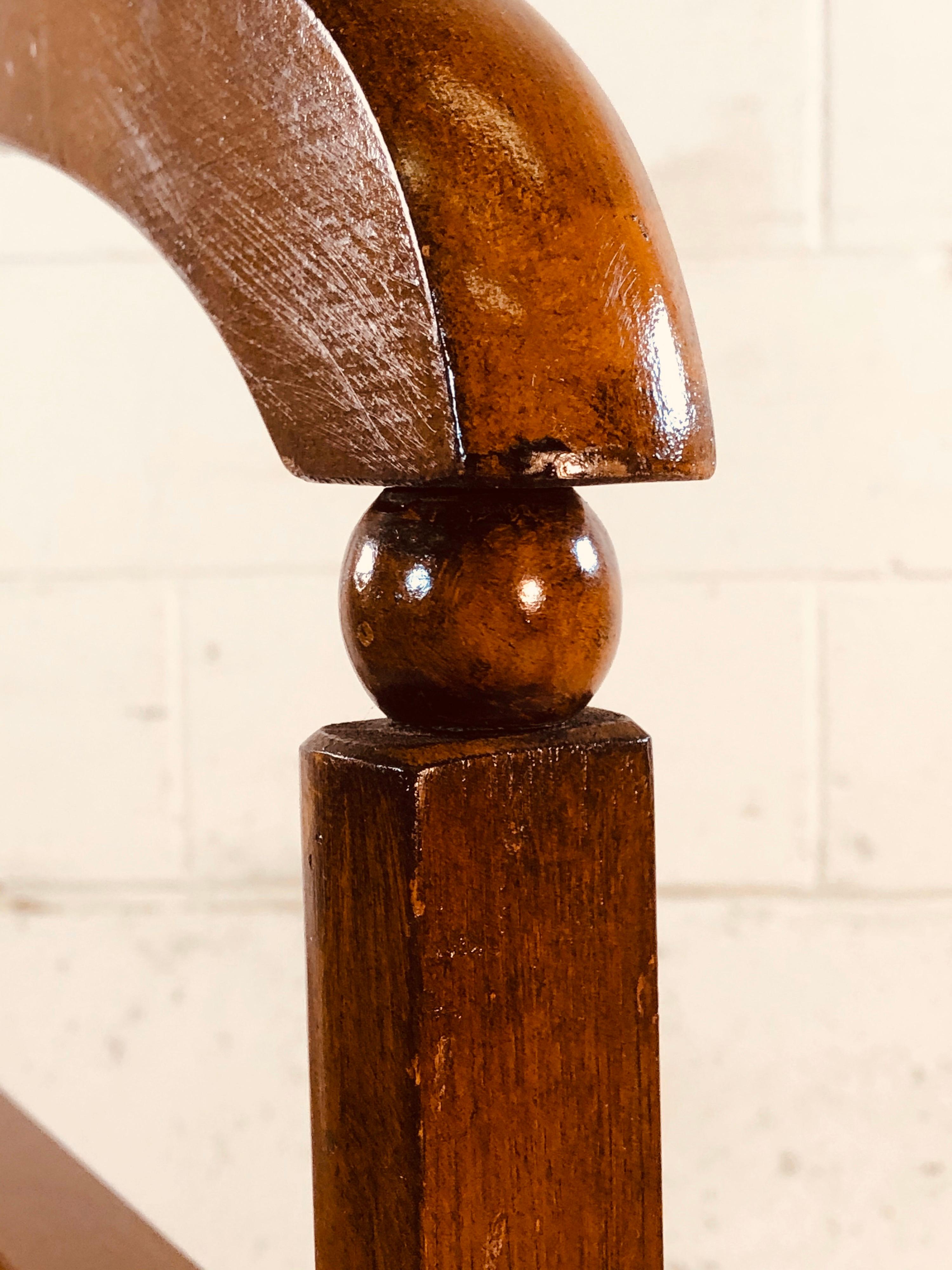 20ième siècle valet de chambre en bois des années 1960