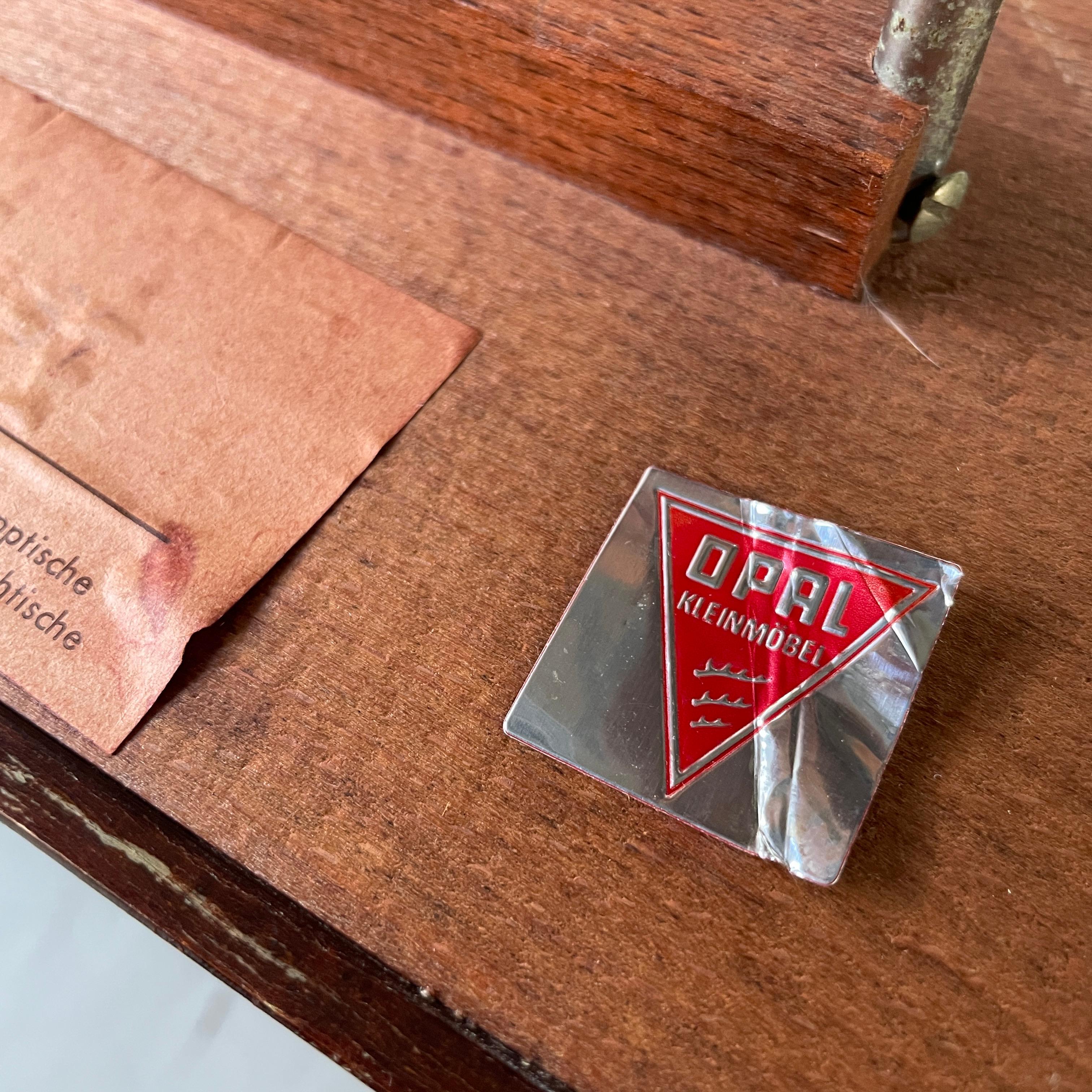 1960’s Wood & Chrome Magazine / Newspaper Holder - Opal Kleinmöbel, W. Germany For Sale 10