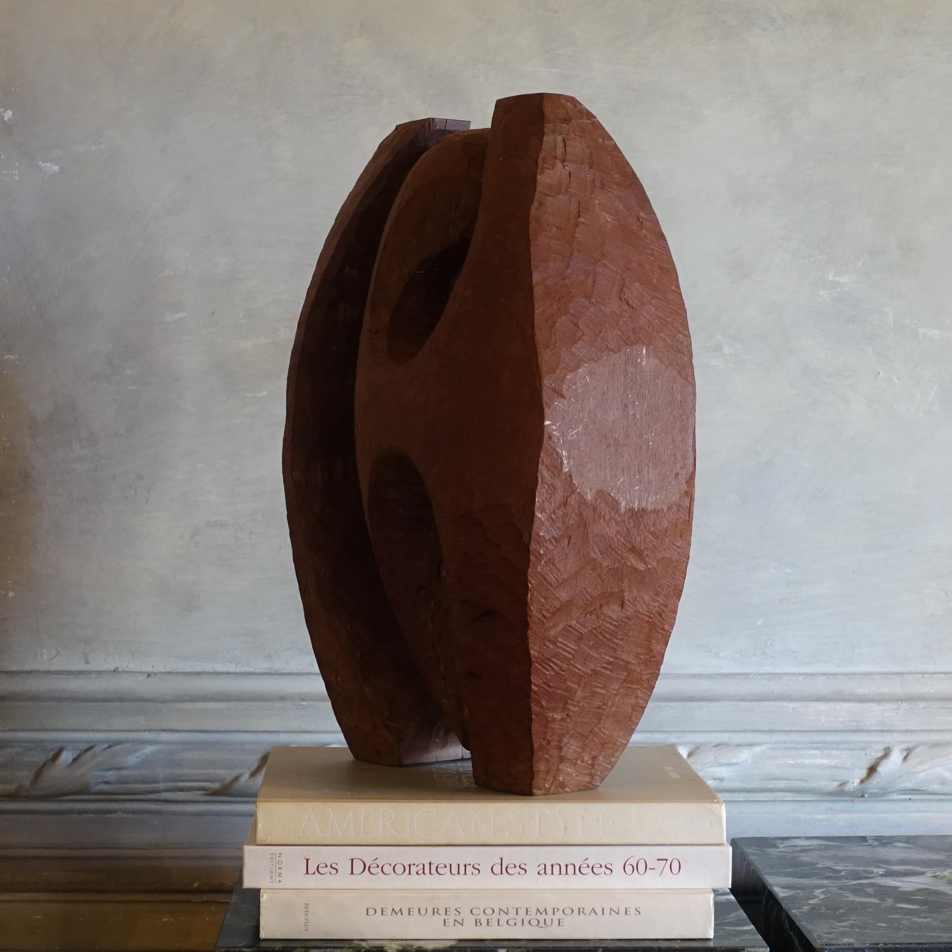 Legno Scultura in Wood del 1960 di Dragoljub Milosevic