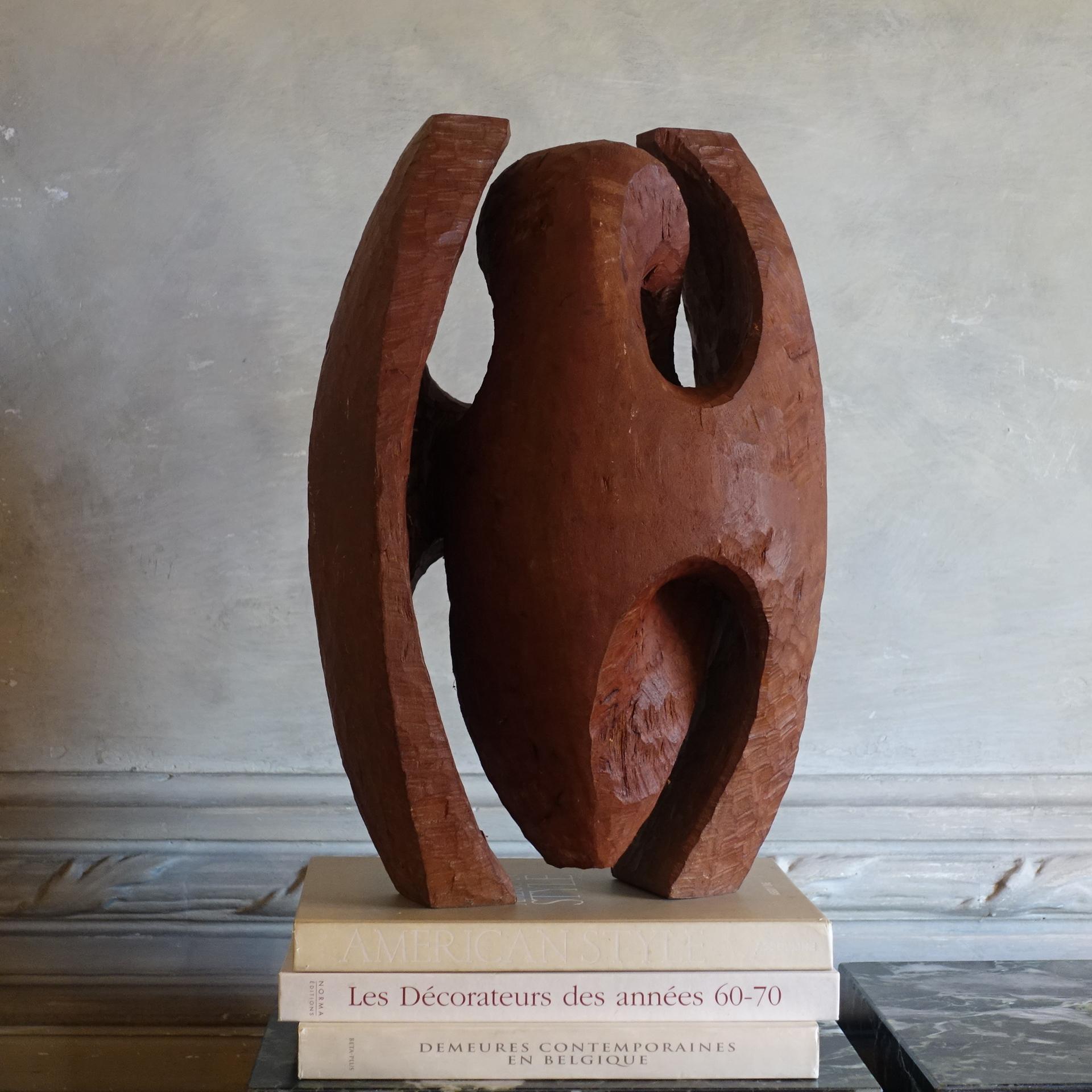Scultura in Wood del 1960 di Dragoljub Milosevic 1