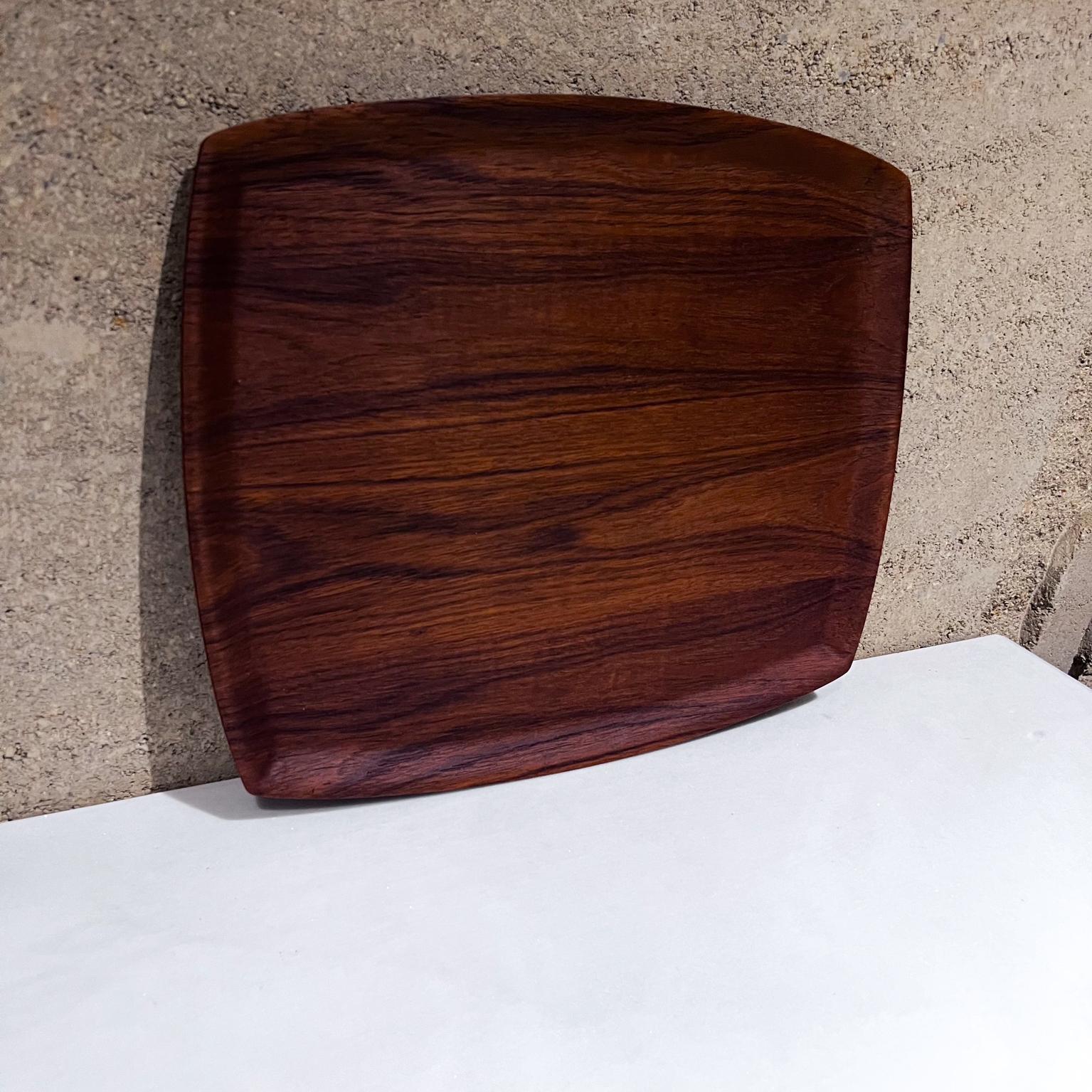 Mid-Century Modern 1960s Wood Teak Tray from Sweden Style Jens Quistgaard For Sale