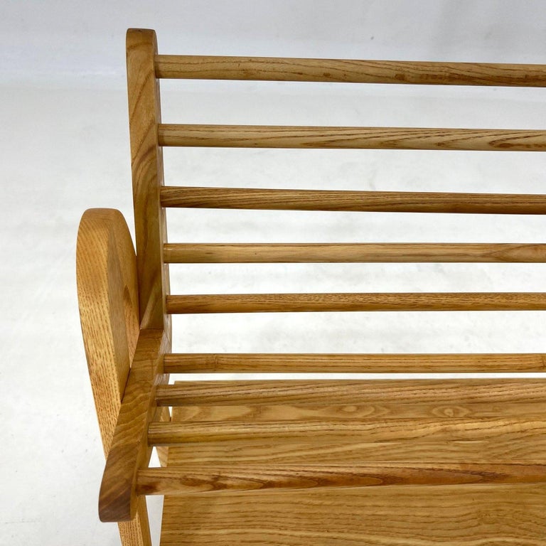 1960's Wooden Slatted Shoe Rack, Czechoslovakia at 1stDibs
