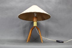 1960s Wooden Table Lamp, Czechoslovakia