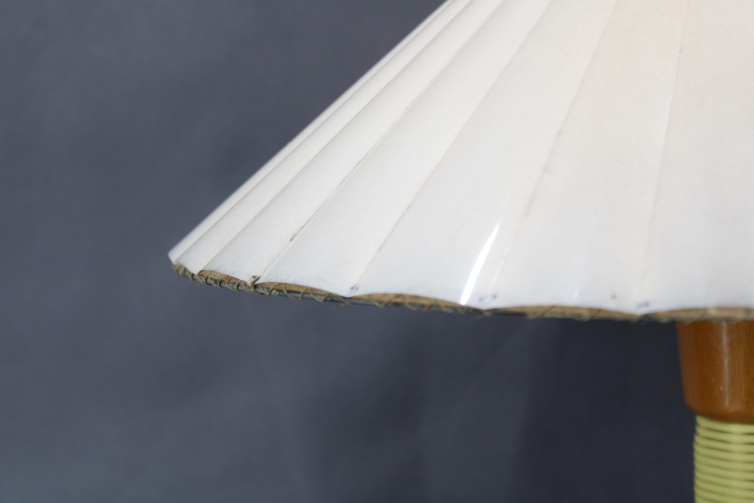 XX secolo 1960s Wooden Table Lamp, Czechoslovakia in vendita