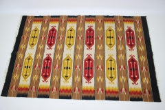 1960s Wool Kilim Carpet, Czechoslovakia