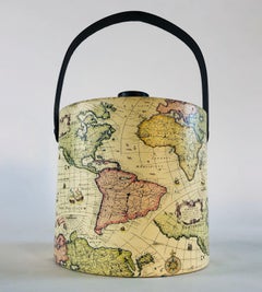 1960s World Globe Style Ice Bucket