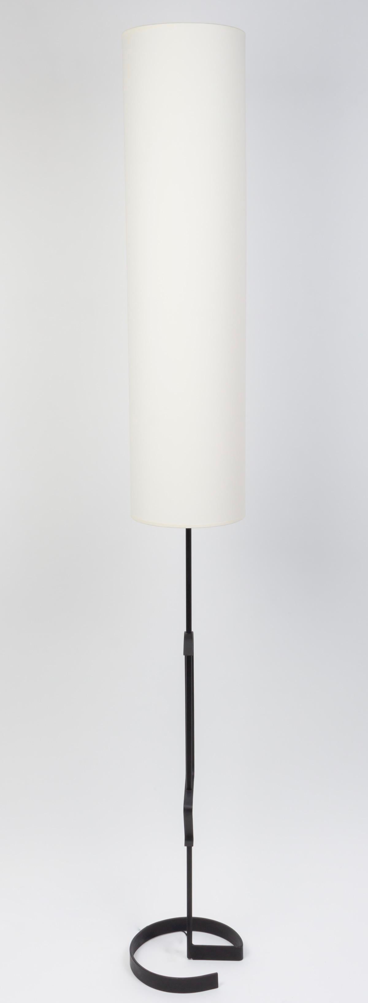 1960s Wrought Iron Floor Lamp Ateliers Vallauris 1