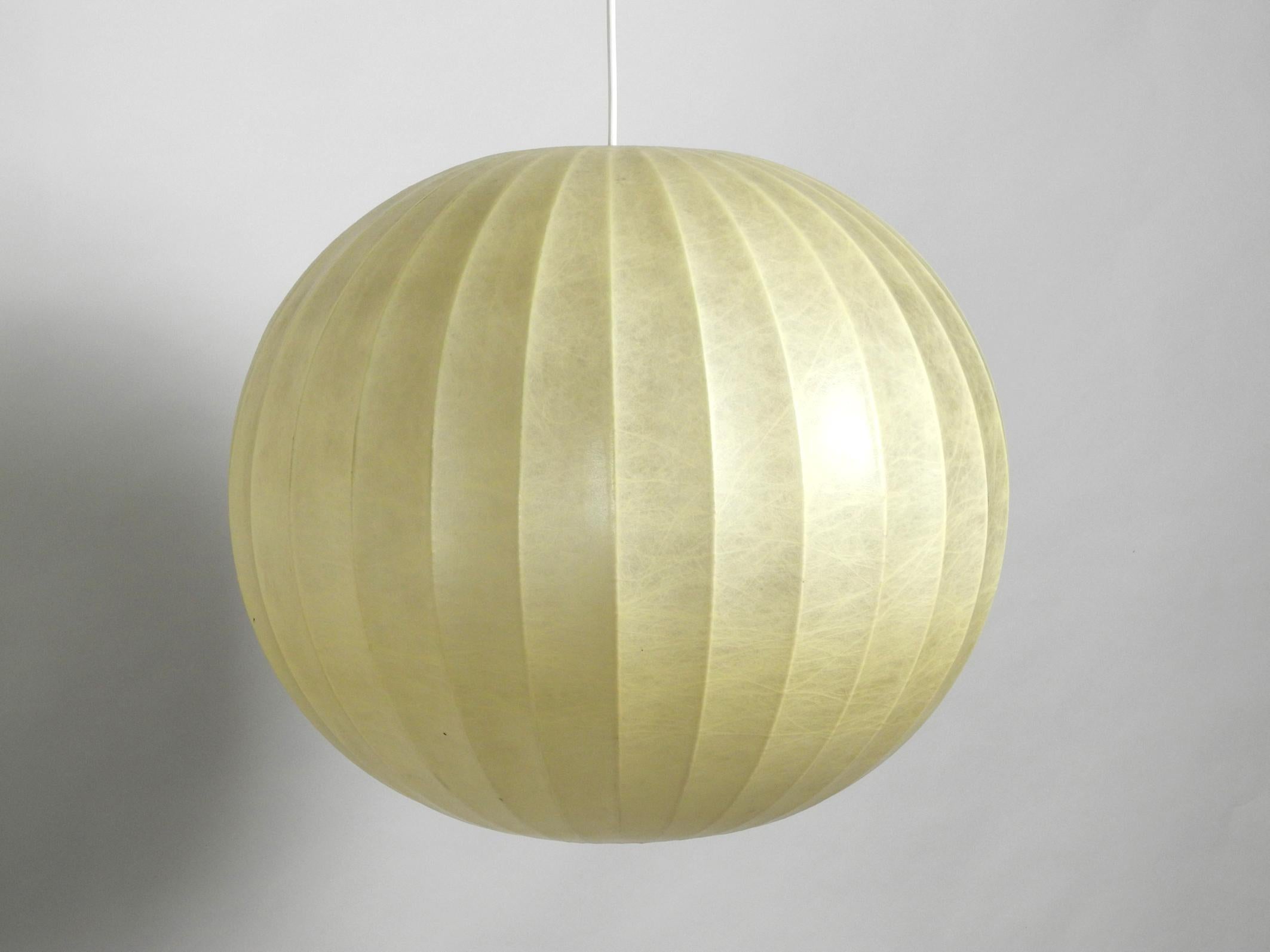 Mid-20th Century Extra Large Cocoon Big Ball Ceiling Lamp in Very Good Original Vintage Condition