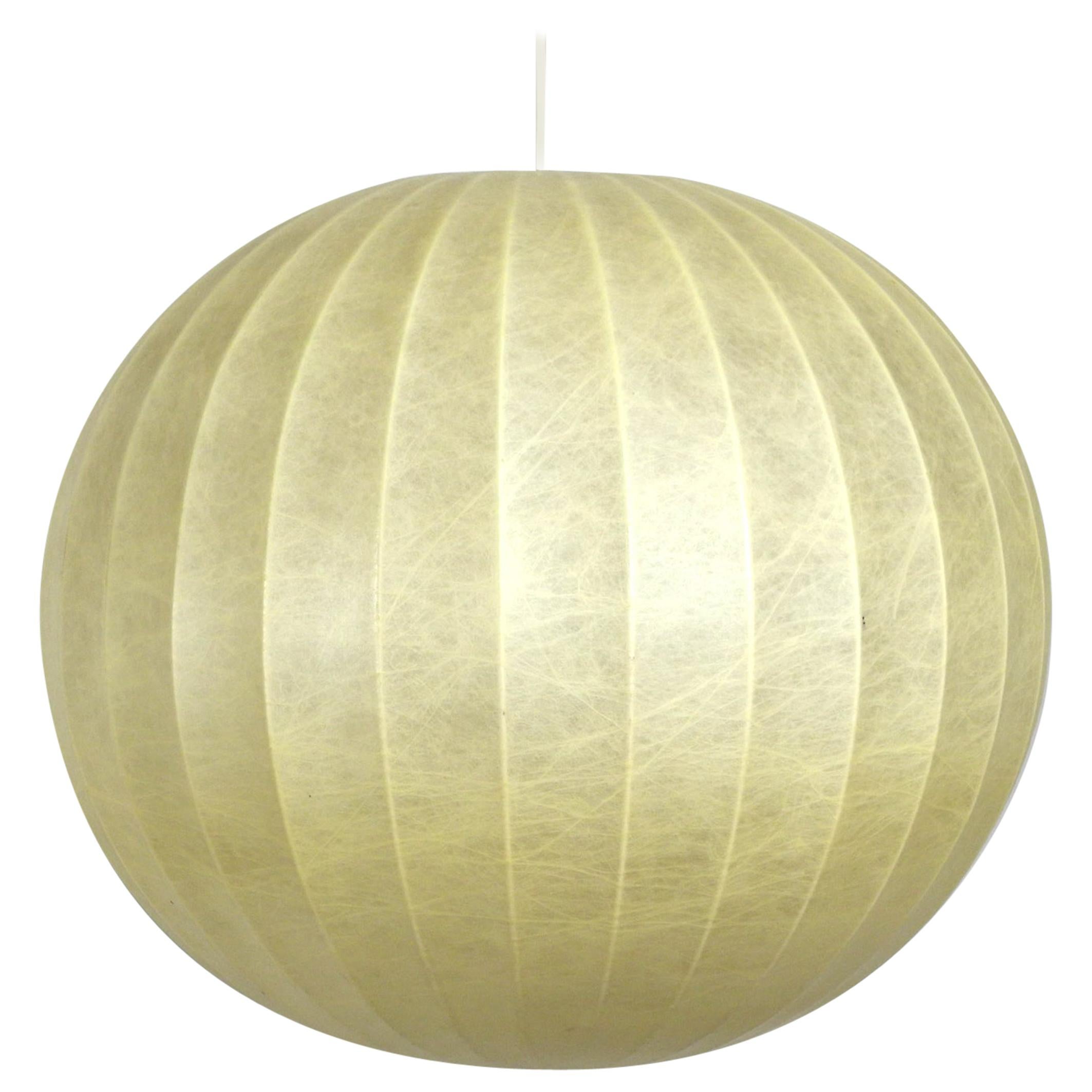 Extra Large Cocoon Big Ball Ceiling Lamp in Very Good Original Vintage Condition