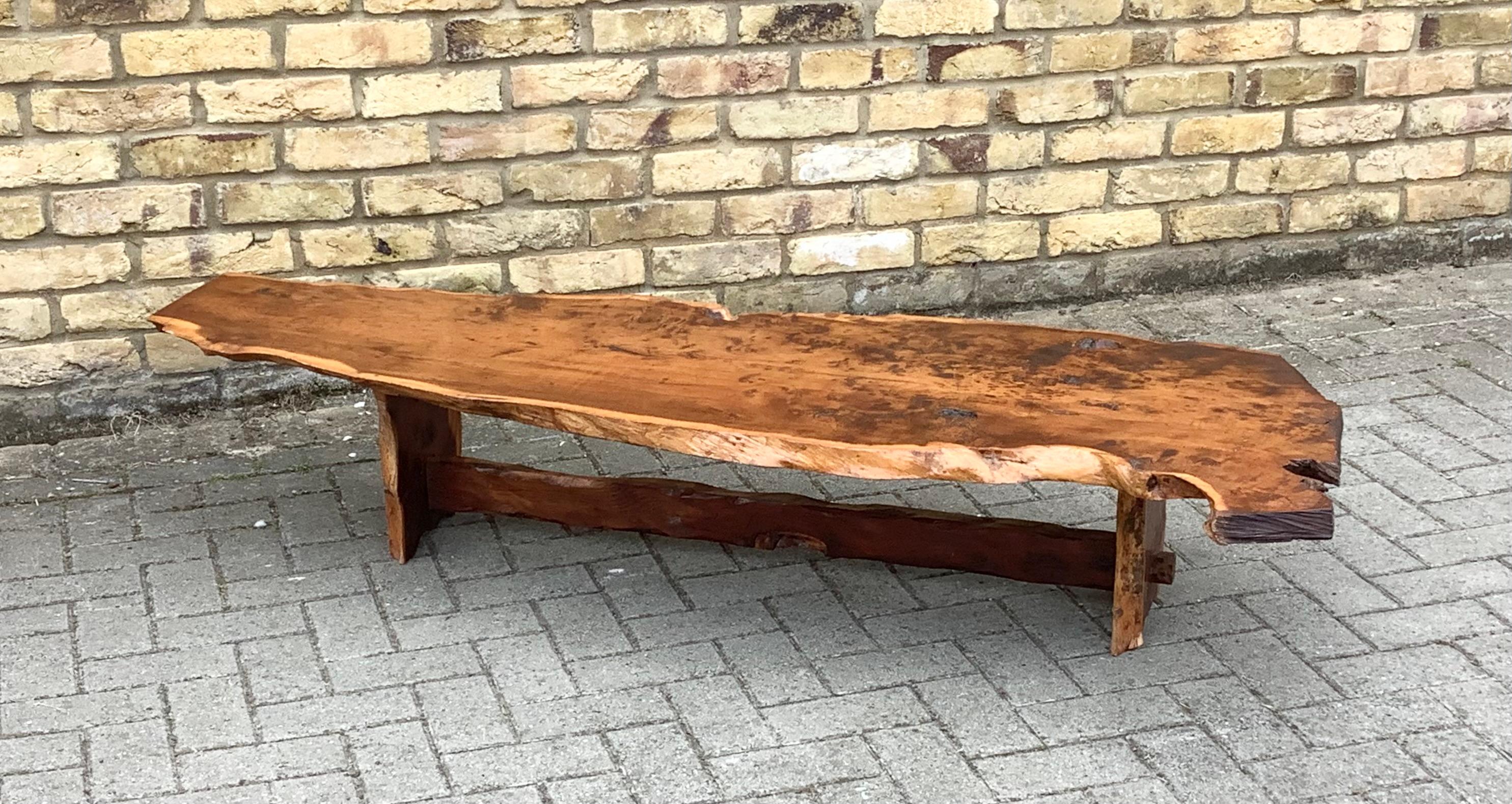 Mid-Century Modern 1960's Yew coffee table 