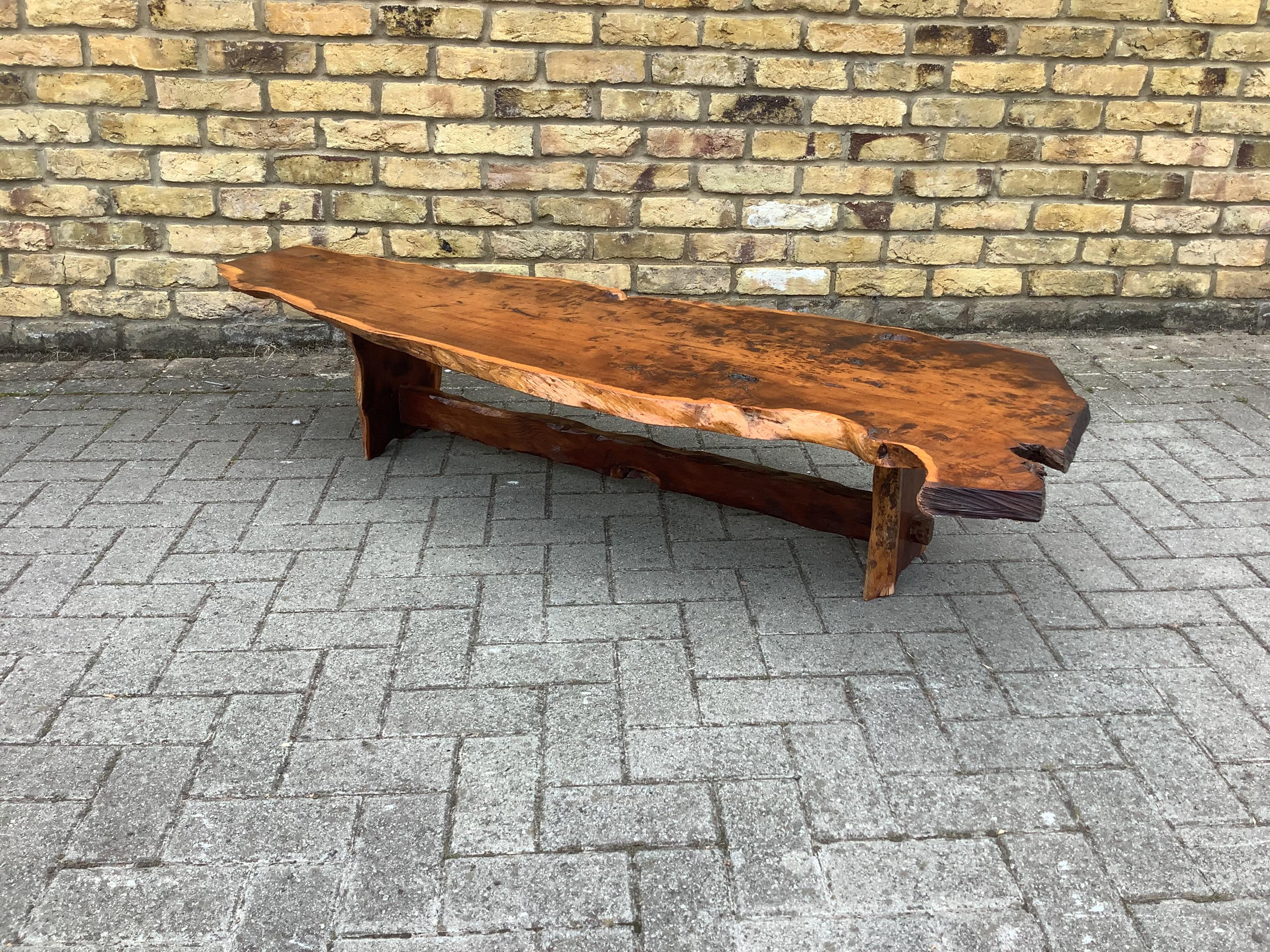 1960's Yew coffee table  In Good Condition In London, Lambeth