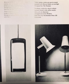 1960s Yki Nummi Series 40-040 Red Table Lamp for Stockman Orno