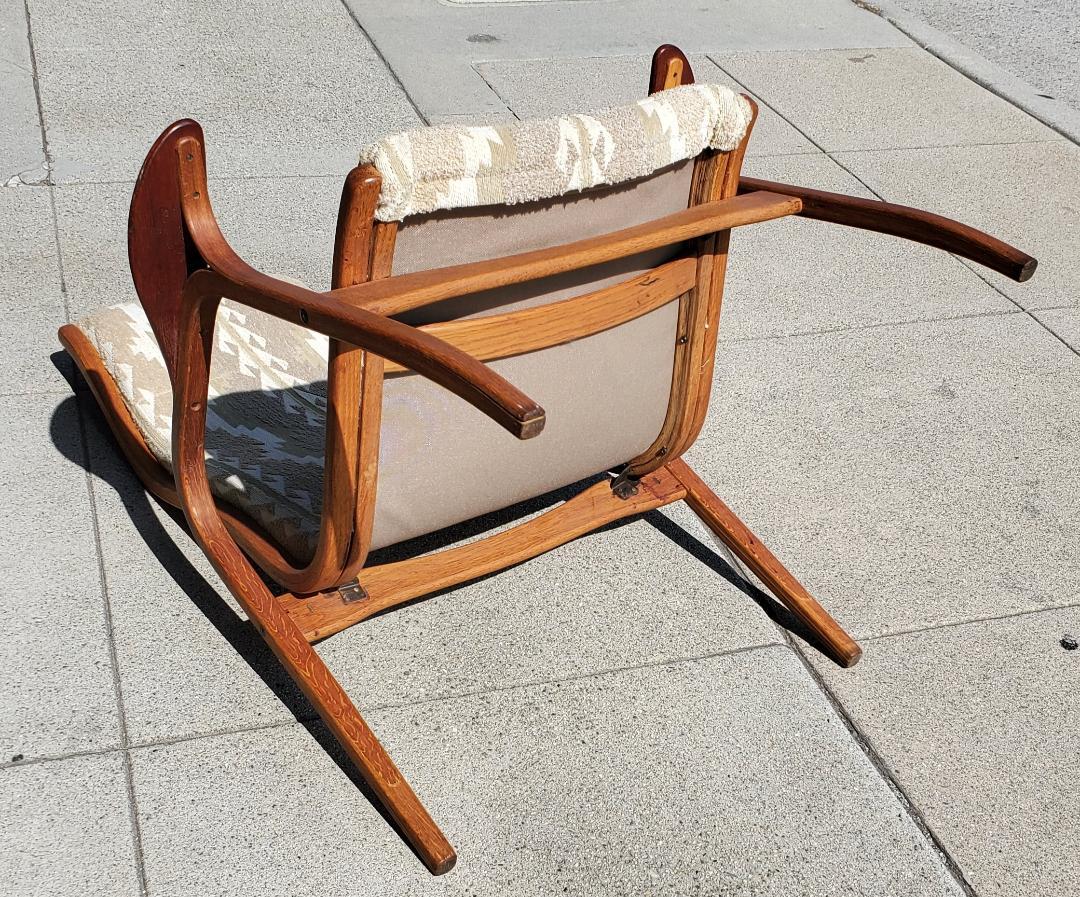 1960s Yngve Ekström Lamino for Swedese Chair For Sale 5