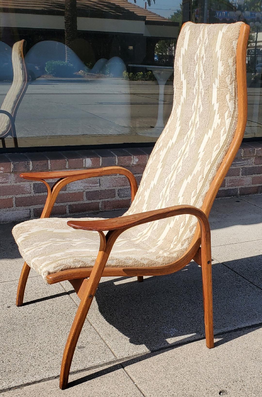 Mid-Century Modern 1960s Yngve Ekström Lamino for Swedese Chair For Sale