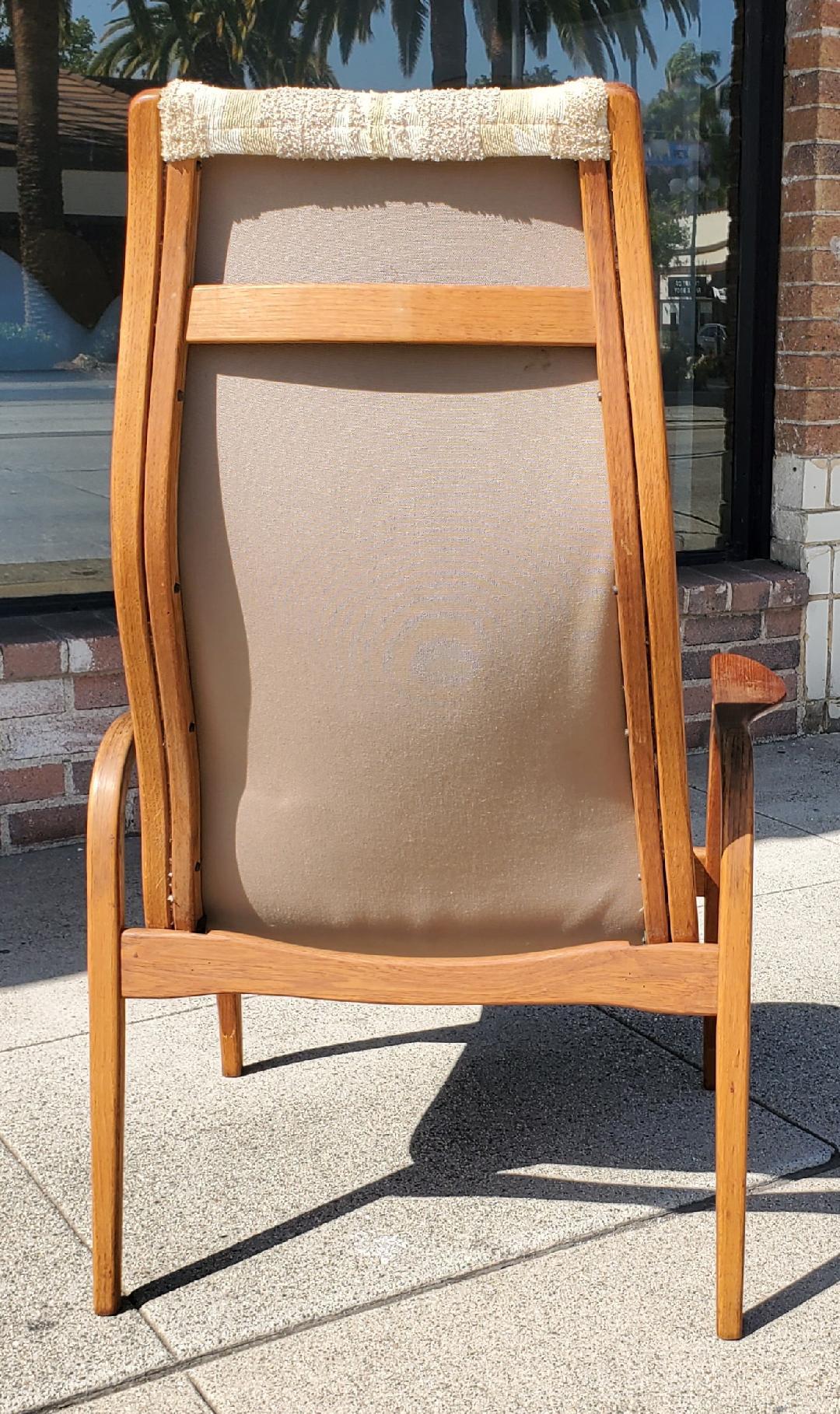 20ième siècle 1960s Yngve Ekström Lamino pour chaise suédoise en vente
