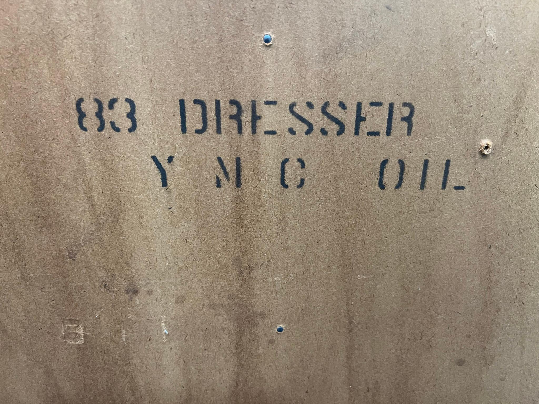 1960s Young Manufacturing Curved Front Walnut Chest of Drawers / Credenza In Good Condition In Belmont, MA