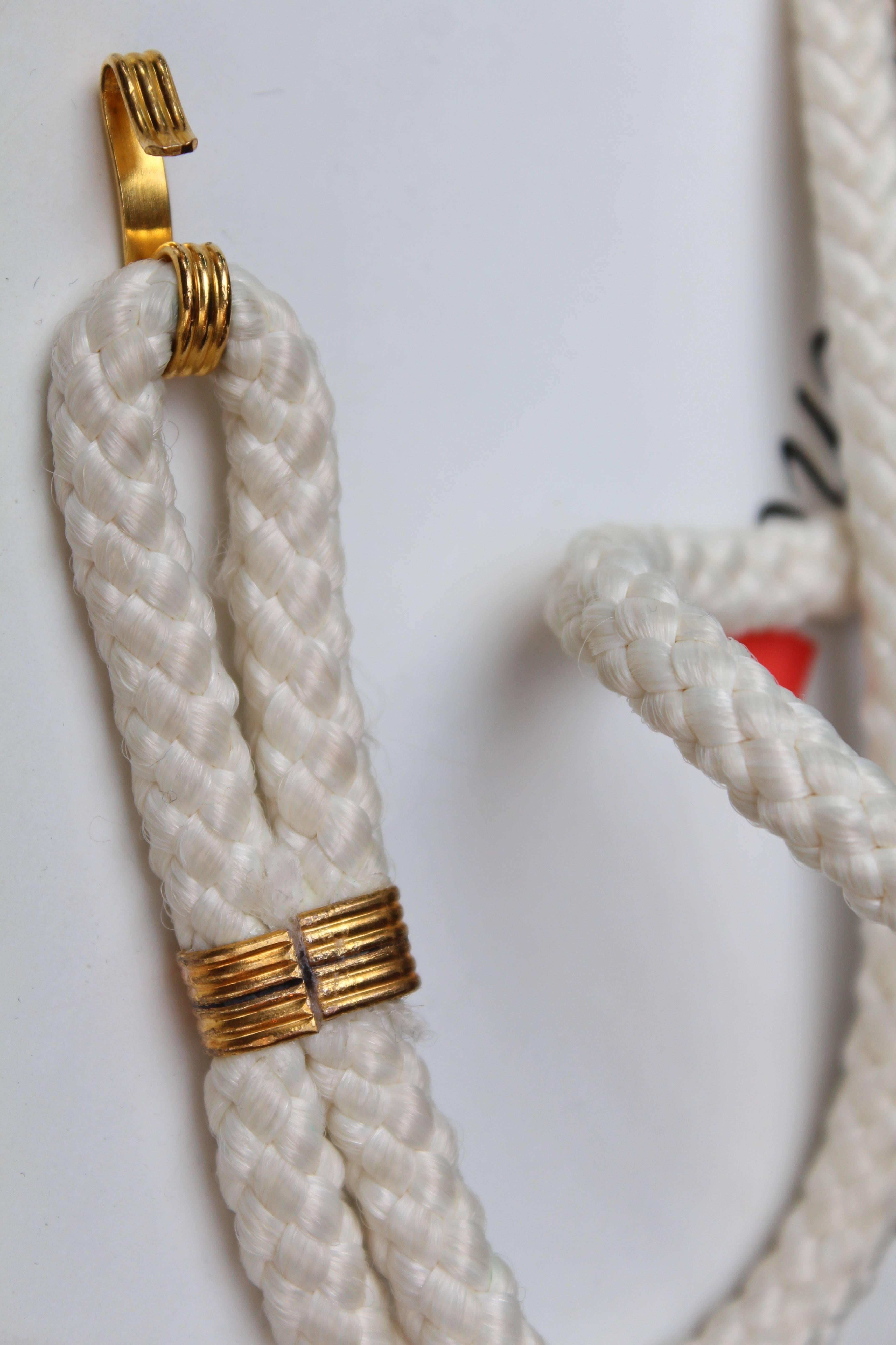 Yves Saint Laurent anchor necklace, 1960s 3
