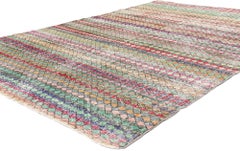 1960's Zeki Muren Turkish Sivas Rug with Modern Style