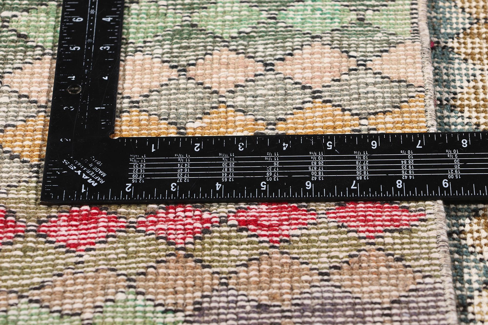20th Century 1960's Zeki Muren Turkish Sivas Rug with Modern Style For Sale